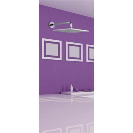 FLAT soffione 300x300 in ABS cromo