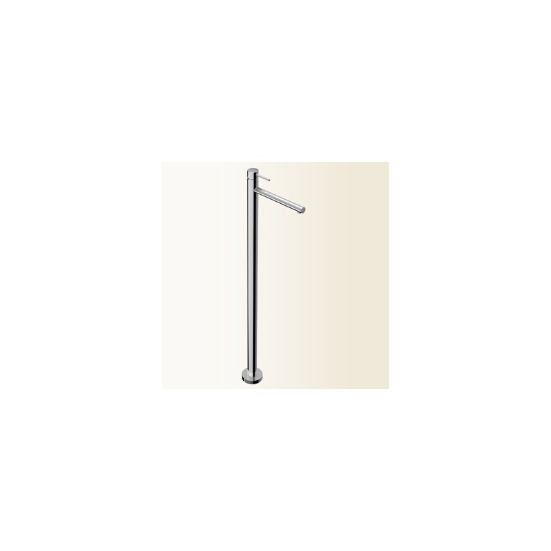 SIMPLY miscelatore monocomando per lavabo / vasca da terra finitura cromo