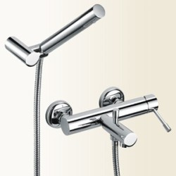 GRILLO Miscelatore per vasca esterno finitura cromo