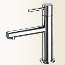 HEOS Miscelatore monocomando per lavabo senza scarico finitura cromo