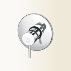 HEOS Miscelatore monocomando per doccia incasso finitura cromo