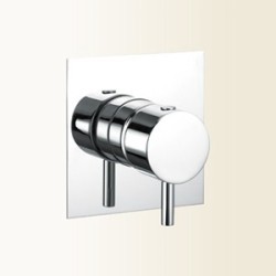 SIMPLY Solo deviatore a 2 uscite finitura cromo