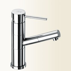 SIMPLY Miscelatore monocomando per lavabo con doccia estraibile