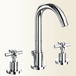 YUPPY Batteria per lavabo finitura cromo