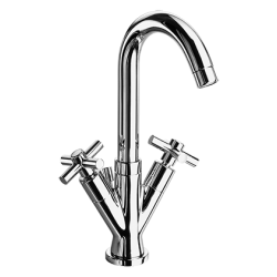 YUPPY Monoforo per lavabo finitura cromo