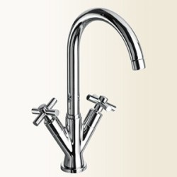 YUPPY Monoforo per lavello con canna alta girevole