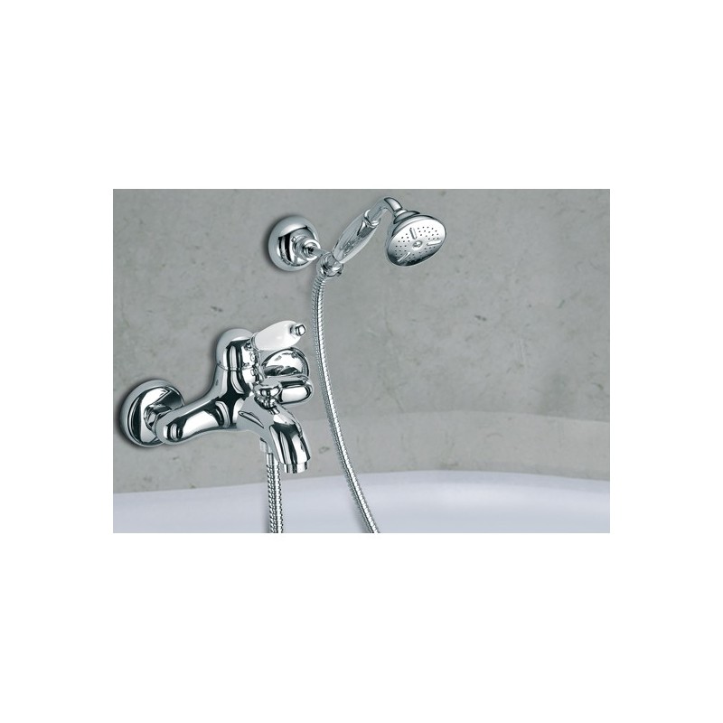 PARENTESI miscelatore monocomando vasca finitura vecchio rame