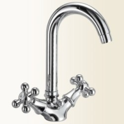 NOA monoforo per lavabo finitura vecchio bronzo