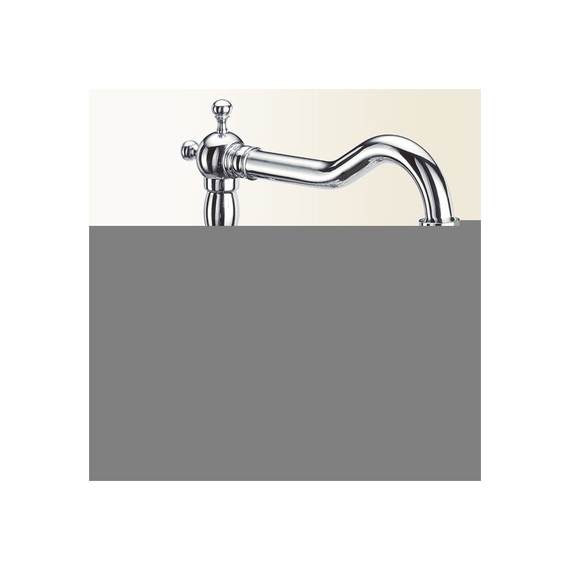 PAPIRO monoforo per lavabo con canna antica finitura vecchio bronzo