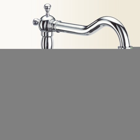 PAPIRO monoforo per lavabo con canna antica finitura vecchio bronzo