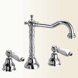 LOTUS Batteria per lavabo finitura vecchio bronzo