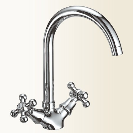 NOA monoforo per lavello finitura vecchio bronzo